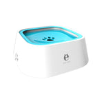NNEDSZ Blue Anti-Spill Floating Pet Water Bowl for Dogs and Cats - 1L Capacity, Splash-Proof and Anti-Wet Mouth Design-0