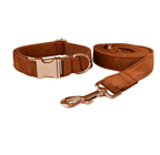 Velvet Dog Collar and Leash Set-8