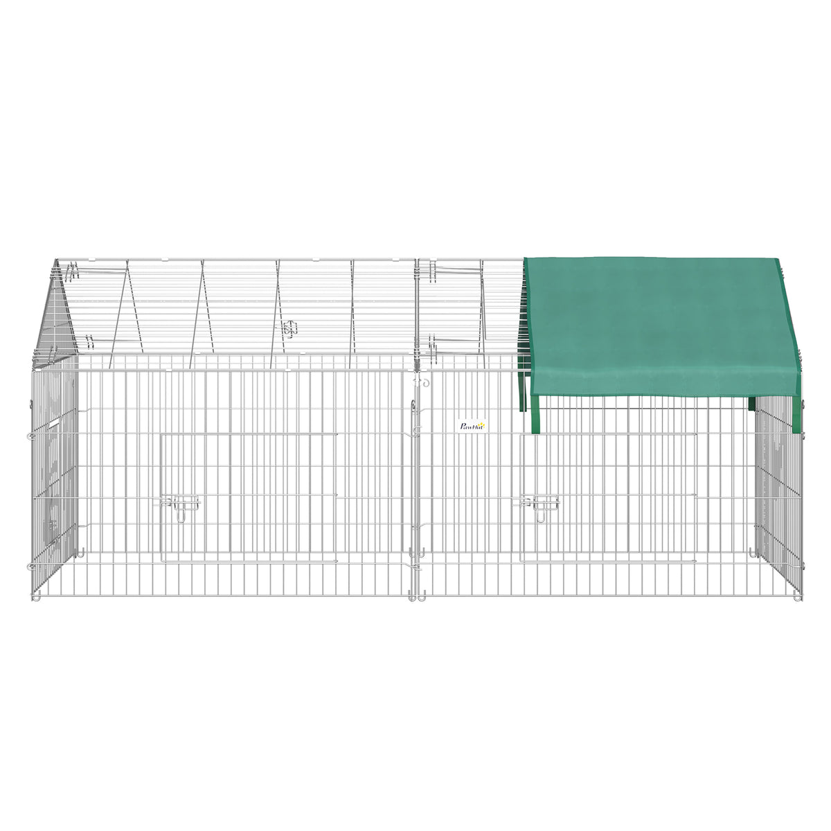 Durable and sturdy galvanized metal frame with a polyethylene cover