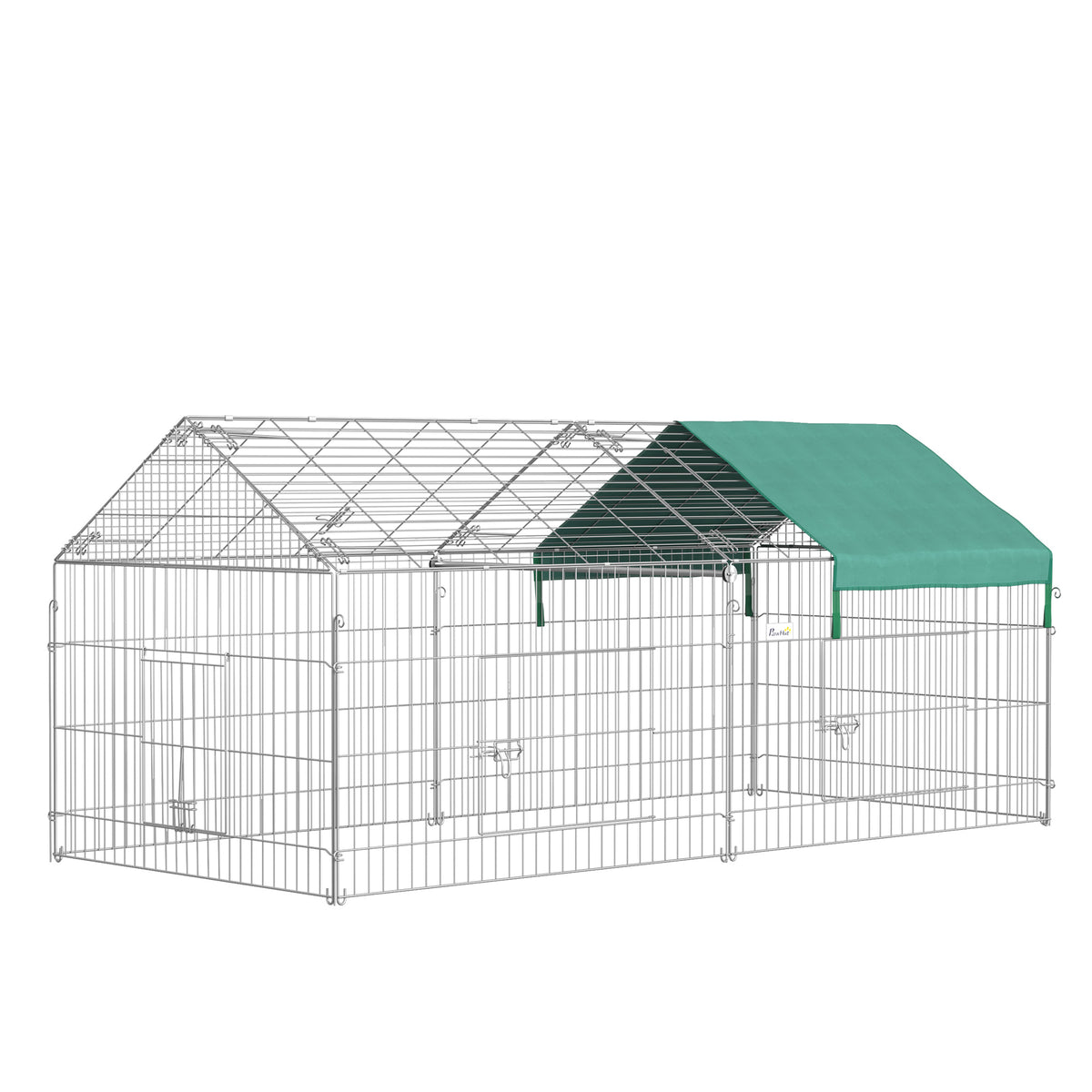 Durable and sturdy galvanized metal frame with a polyethylene cover