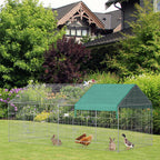 Durable and sturdy galvanized metal frame with a polyethylene cover