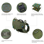 Dog outdoor vest tactical suit-3