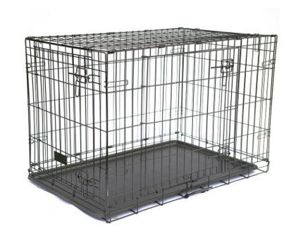 Folding Metal Dog Cage-4