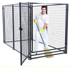High Quality Large Galvanized Outdoor Dog Kennel/Metal Dog Run Cage-3