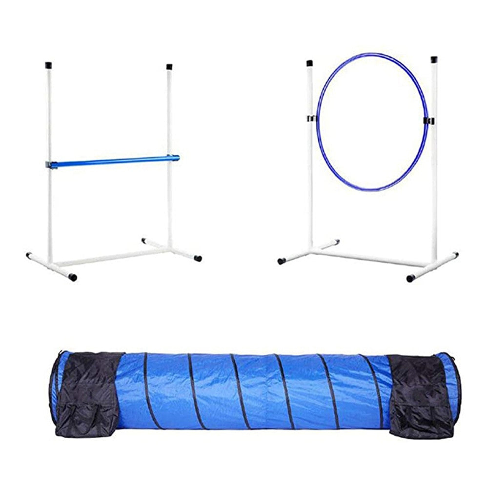 Dog Training Jumping Ring Jumping Pole Wrap Agility Training Kit-7