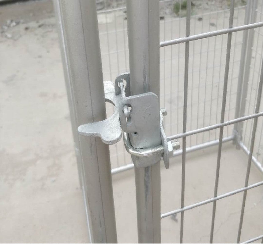 High Quality Large Galvanized Outdoor Dog Kennel/Metal Dog Run Cage-1