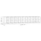 Outdoor Large dog kennel Galvanized steel-10