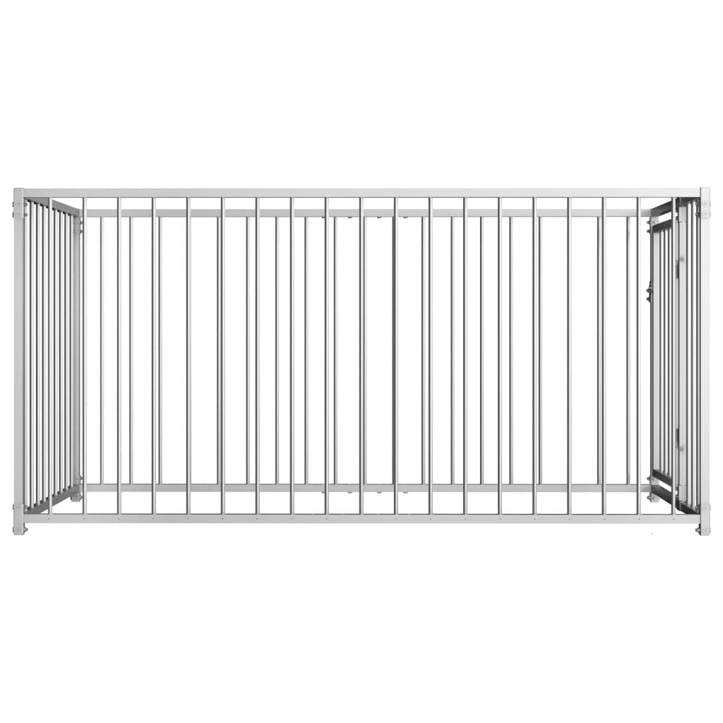 Outdoor dog kennel 100x200x100 cm-2
