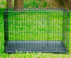 Folding Metal Dog Cage-1