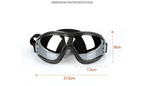 Pet glasses dog supplies goggles waterproof windproof sunscreen UV dog glasses-4