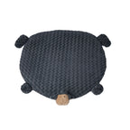 NNEIDS PaWz Pet Bed Cat Calming Beds Dog Squeaky L Charcoal Large