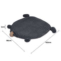 NNEIDS PaWz Pet Bed Cat Calming Beds Dog Squeaky L Charcoal Large