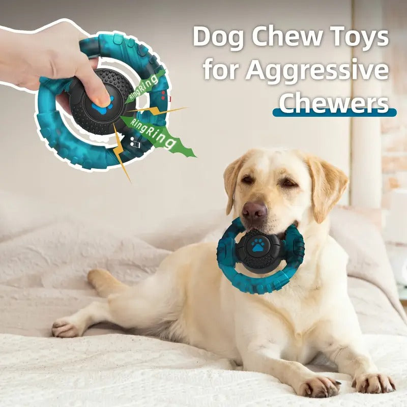 Steering Wheel Dog Chew Toy for Medium Dogs-4