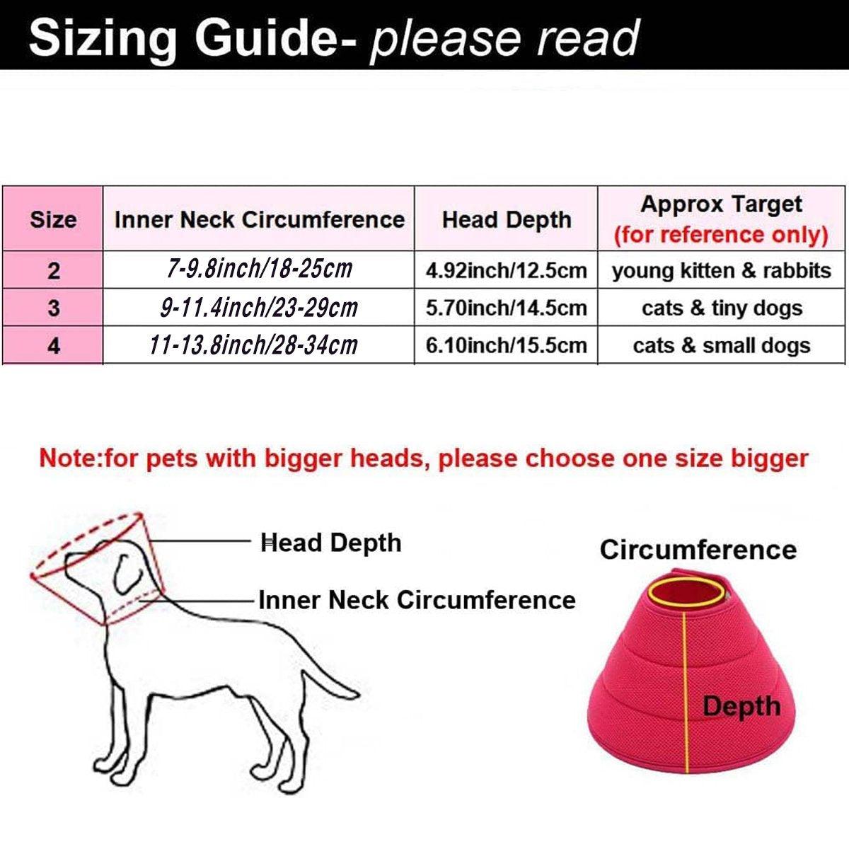 Elizabethan Collar Anti Licking Biting Pet Collar for Cats and Dogs Recovery Use-2
