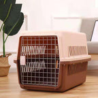 Large Pet Transport Crate for Dog Cat Rabbit Portable Ventilated Travel Carrier-3