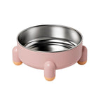 Anti-Tip Stainless Steel Dog Bowl Pet Basin for Dogs Cats Durable Feeding Dish-7