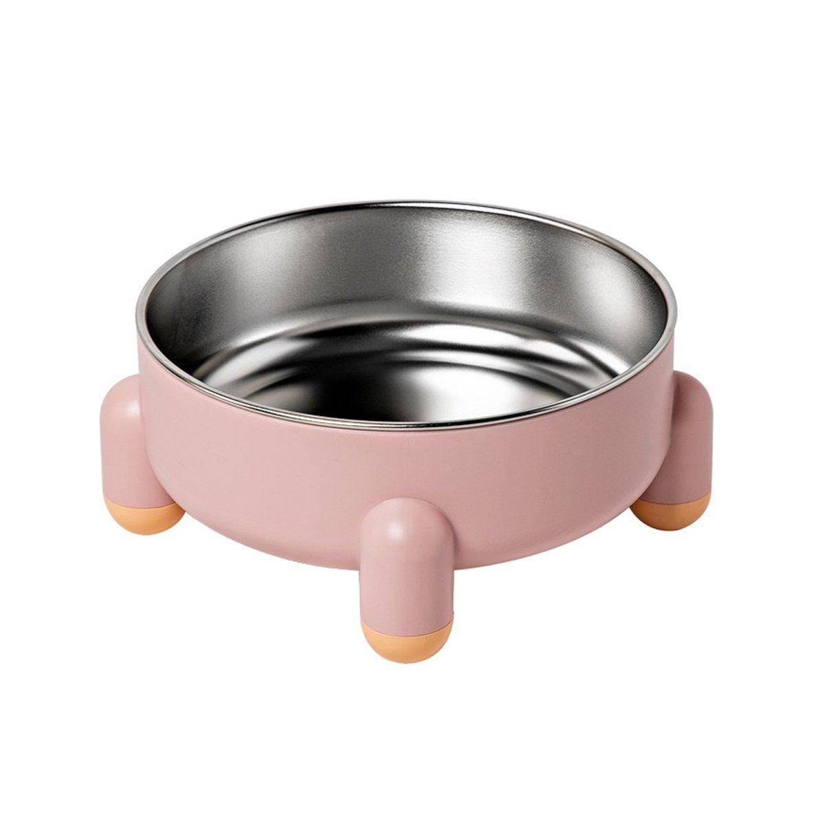 Anti-Tip Stainless Steel Dog Bowl Pet Basin for Dogs Cats Durable Feeding Dish-7