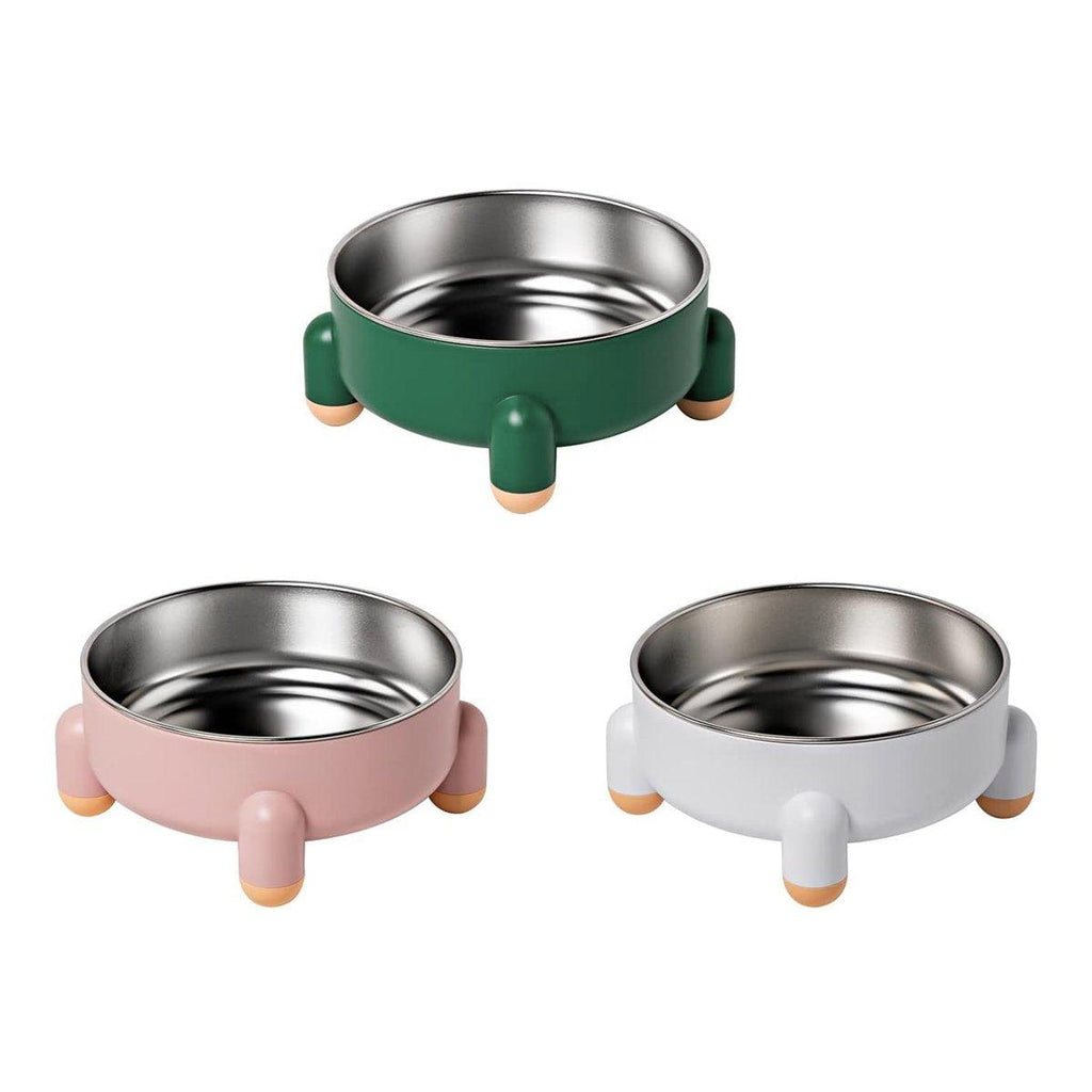 Anti-Tip Stainless Steel Dog Bowl Pet Basin for Dogs Cats Durable Feeding Dish-1