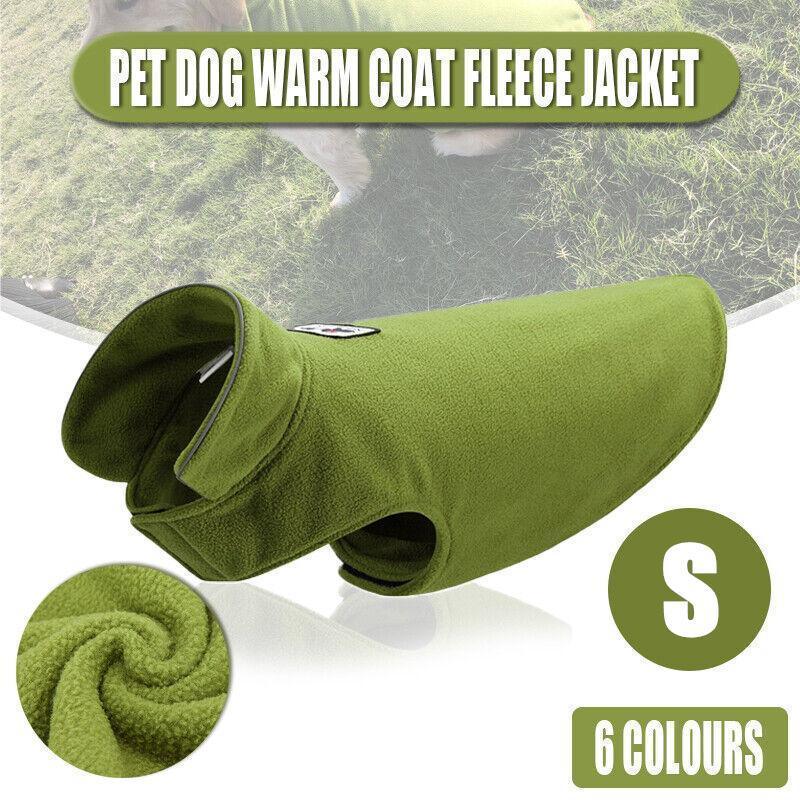 S Size Pet Dog Warm Coat Fleece Jacket Jumper Sweater Winter Puppy Vest Outfit-0
