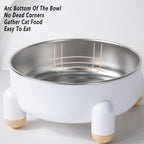 Anti-Tip Stainless Steel Dog Bowl Pet Basin for Dogs Cats Durable Feeding Dish-4