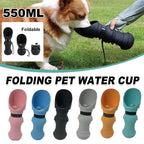 550ml Portable Dog Water Bottle Pet Travel Kettle Foldable Outdoor Drinking Cup-0