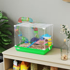 This superb cage for dwarf hamsters and gerbils offers an ideal habitat and play area for your small pet(s)