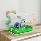 This superb cage for dwarf hamsters and gerbils offers an ideal habitat and play area for your small pet(s)