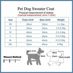 M Size Cute Pet Dog Warm Jumper Sweater Clothes Cat Knitted Coat Winter