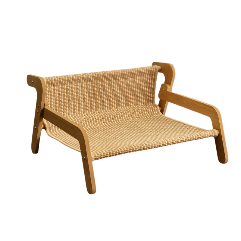 Cat Scratcher Hammock Linen Lounge Chair