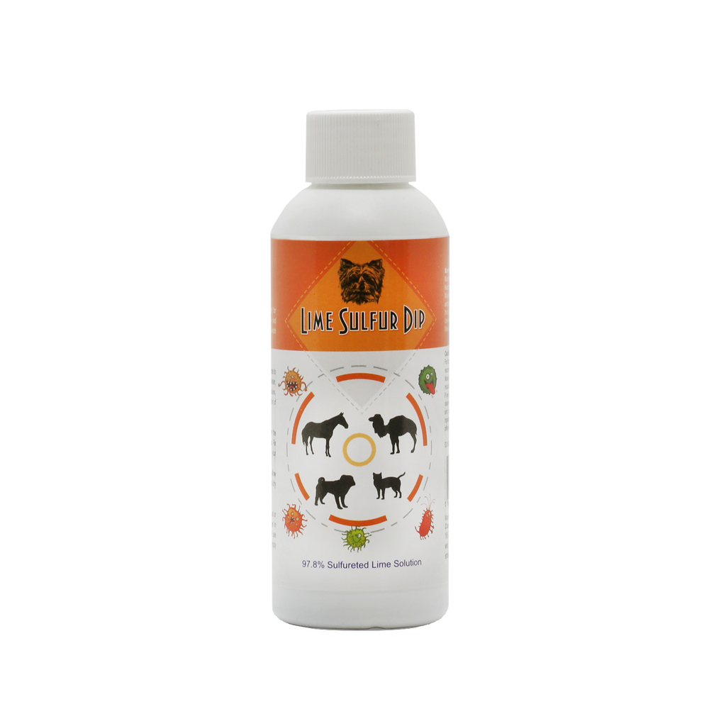 Lime Sulfur Dip – Concentrated Sulfur Solution for Itchy Skin, Mange, Ringworm & Dermatitis – Safe for Dogs, Cats, Horses, and Livestock-5