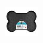 Spill-Proof Dog Feeding Mat - Black-0