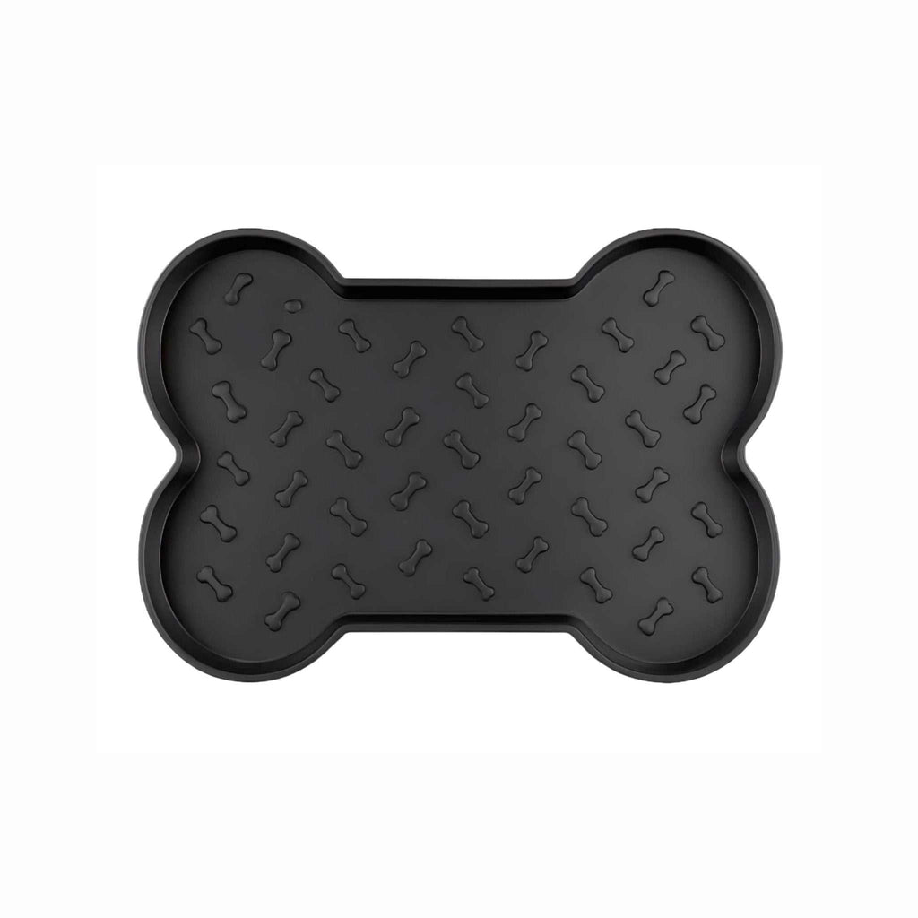 Spill-Proof Dog Feeding Mat - Black-1