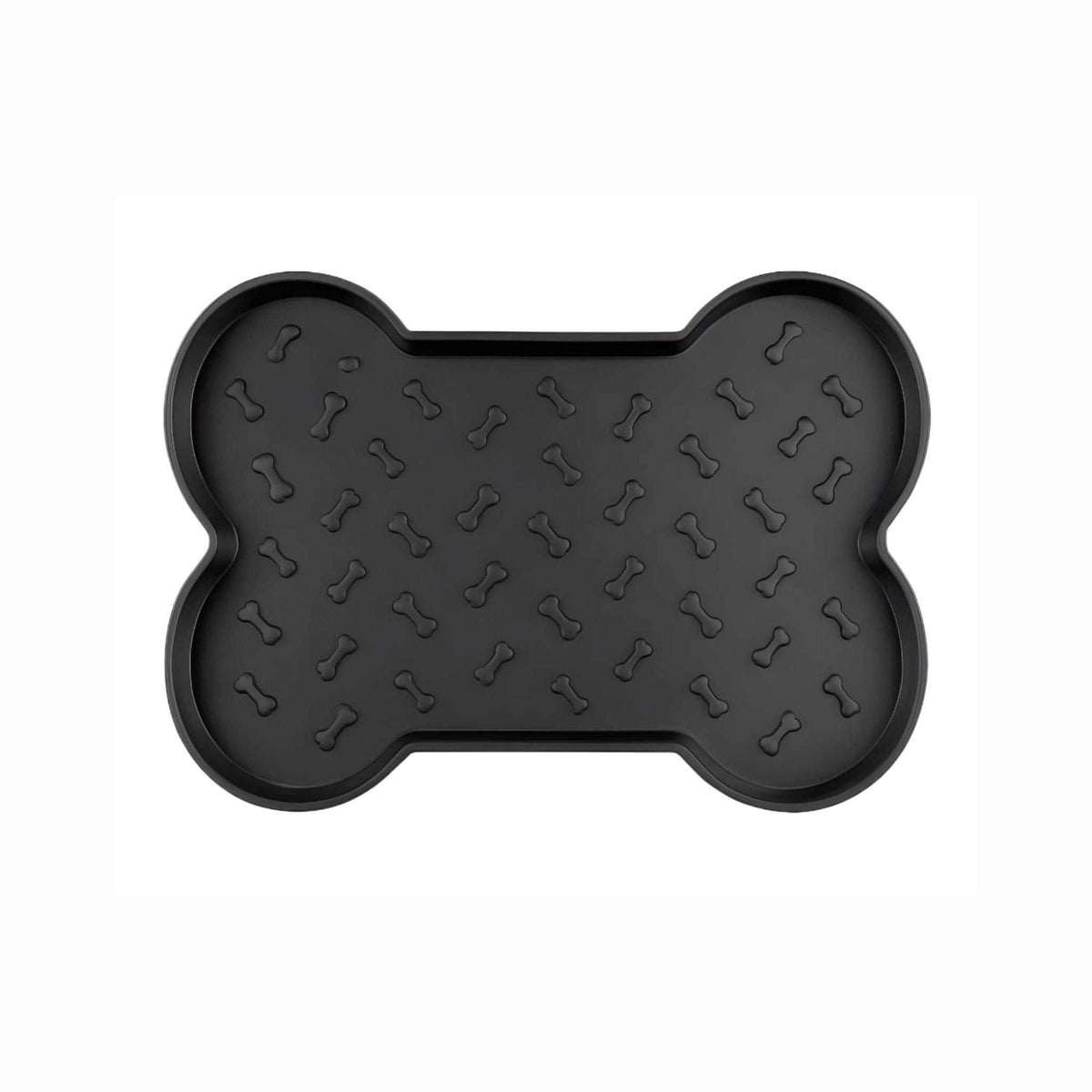 Spill-Proof Dog Feeding Mat - Black-1