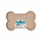 Spill-Proof Dog Feeding Mat - Tan-0