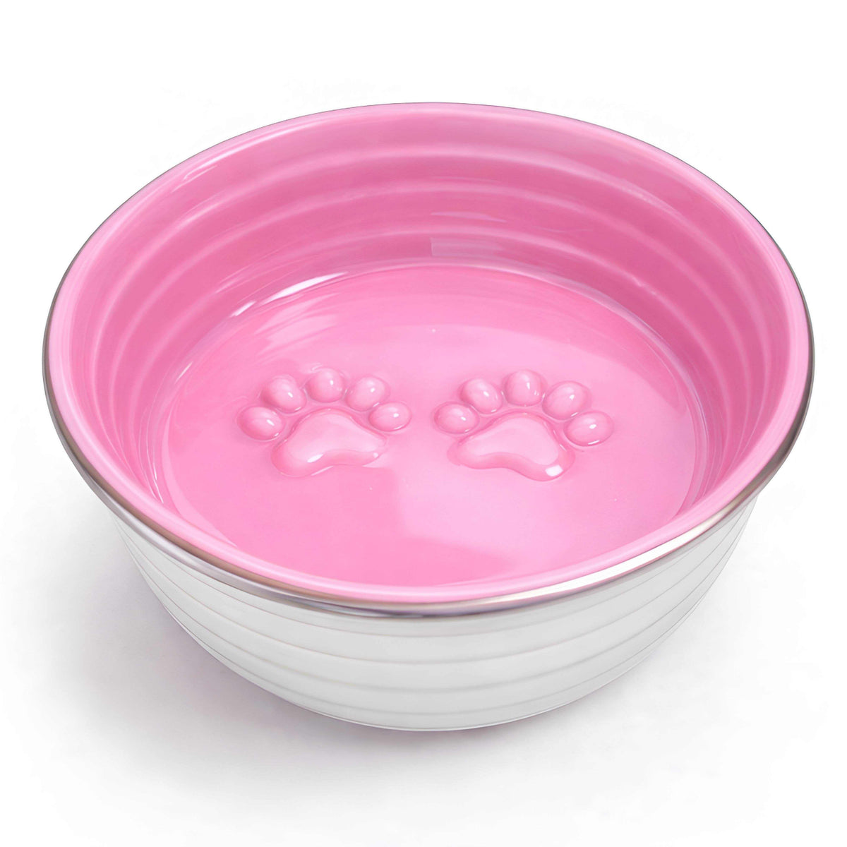 The Poppy Collection Dog Bowl - Pink-0