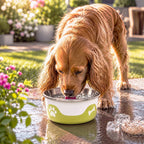 ThermaCool Dog Bowl - Olive Green-3